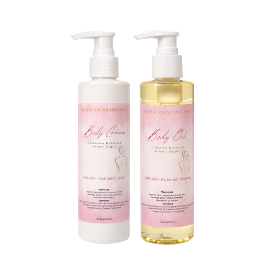 YAHAIRA SKINCARE - BODY RITUAL SET - Intensive Moisture Body Set
