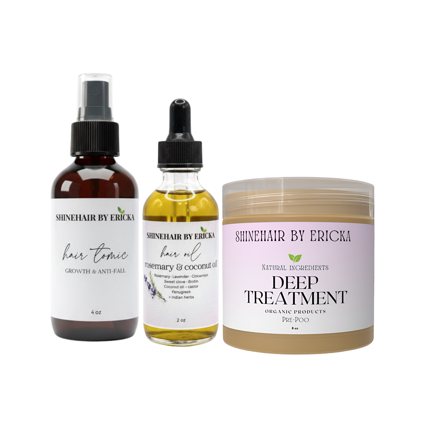 Pre-poo, Hair Tonic & Hair Oil