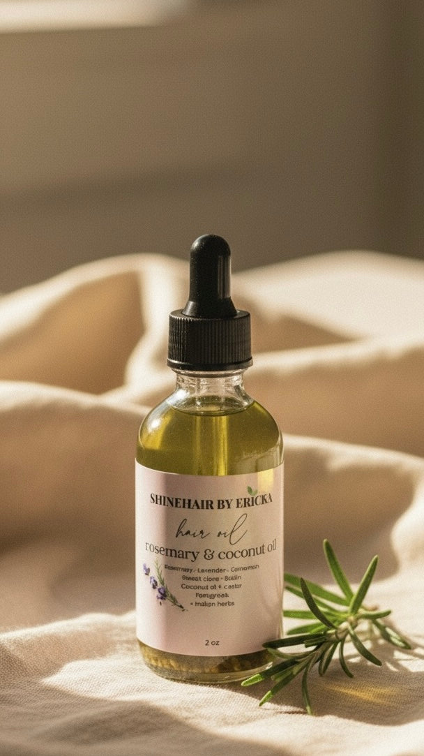 Aceite de romero y coco