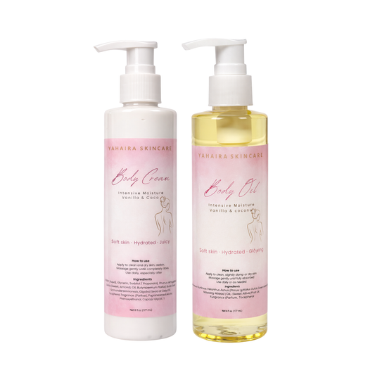 YAHAIRA SKINCARE - BODY RITUAL SET - Intensive Moisture Body Set