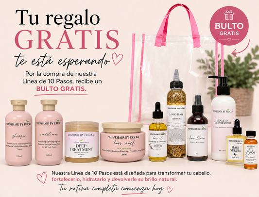 SHINEHAIR - Ritual Capilar Completo de crecimiento (FREE BAG)