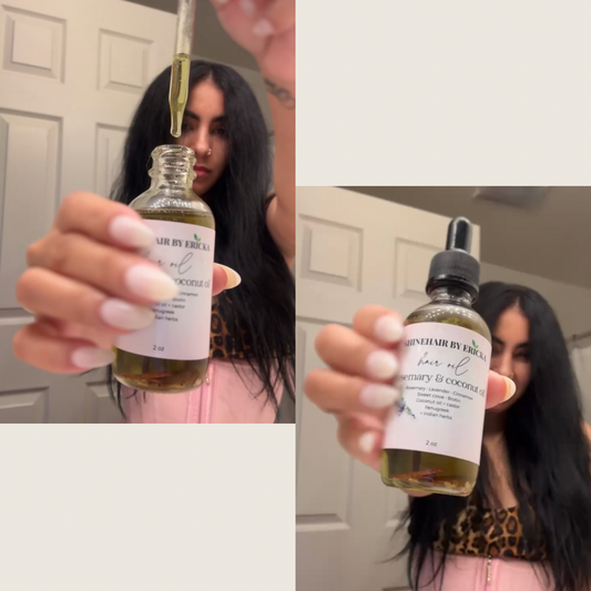 Aceite de romero y coco