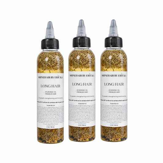 3 LONG HAIR - ACEITE DE CRECIMIENTO & ANTI CAÍDA - CON HIERBAS ADENTRO