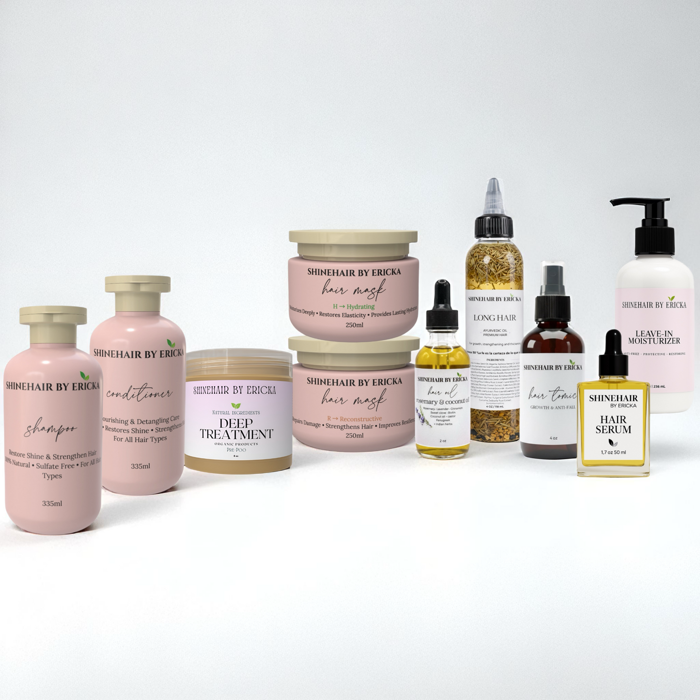 SHINEHAIR - Ritual Capilar Completo de crecimiento