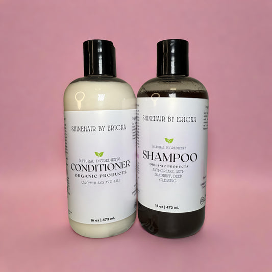 Set de champú y acondicionador anti-caída y estimulador del crecimiento